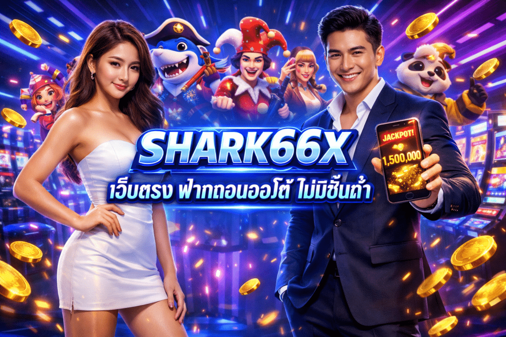 SHARK66X เว็บตรง ฝากถอนออโต้ ไม่มีขั้นต่ำ เล่นได้ลื่นไหล